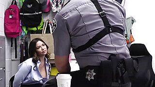 Rich brat caught stealing to avoid jail fucks guard - ah-me.com