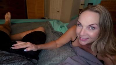 Kymber Leigh Blowjob & Riding Big Cock - MILF Step Mom Gagging on BWC POV - veryfreeporn.com