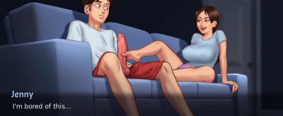 Summertime Saga - Hot Stepsister Gets Deep Pentration From Sexy Stud - upornia.com - South Africa