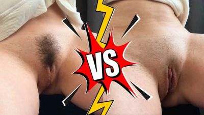 Anna Shpilman Hairy vs Shaved Pussy Vote - Amateur Anal & Cumshot Close-Up - porntry.com