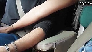 Um passeio sensuous ao ar livre com um boquete no carro durante os Catalina Days. - ah-me.com