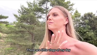 Petite Blonde MILF Gets Rough Outdoor Sex With Gardener - Hardcore Doggystyle & Facial - xxxfiles.com - France