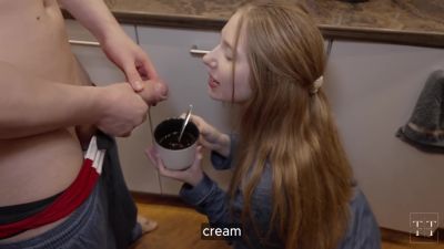 I Wanted A Cappuccino And My Bf Helped Me With That - Mila Pie - hclips.com