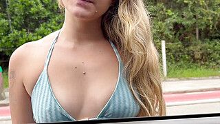 THIS WHITE GIRL WAS FUCKED TO THE hilt IN THE RIDE SHE ACCEPTED TO THE BEACH, SHE RID AND GOT WARM MILK IN HER PUSSY - ah-me.com