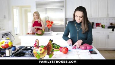 Aften Opal - Alix Lynx - Tommy Gunn - Codey Steele - Alix Lynx Thanksgiving Orgy - MILF Step Fantasy with Cum in Mouth - xxxfiles.com - Britain