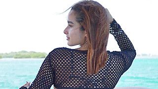 RISKY OUTDOOR SEX on a secret island! i got CREAMPIED ON A BOAT! POV - ah-me.com