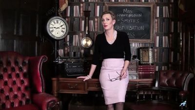 Betsy Blue - Betsy Blue Masturbates in Class - Big Natural Tits Teacher in Lingerie & Stockings - veryfreeporn.com