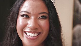 Ebony bride welcomed by stepdad in laws white big cock - ah-me.com