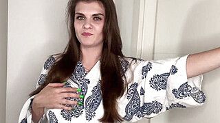 Massive Stepmother’s cock rubbing on clothes dryer while stepson watching - ah-me.com