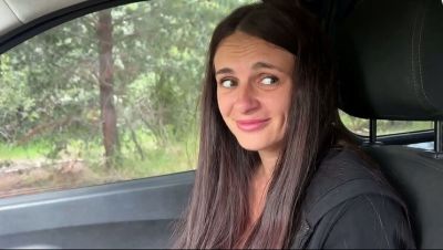 Kate Rich - Modest Brunette Kate Rich Shows Tits & Opens Ass for Anal Hook & Blowjob in Public - veryfreeporn.com