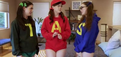 Trick or treat foursome with girlfriends - inxxx.com