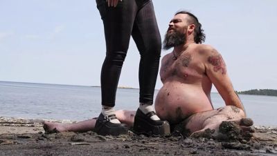 Canadian Couple Rough Sex on Beach - Aggressive CBT Ballbusting & Trampling in HD - xxxfiles.com - France - Canada
