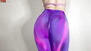 Stepmom seduces stepson. Milf In Leggings , Her Juicy Ass In Oil And Sucking Cock With Cum Ass - ah-me.com