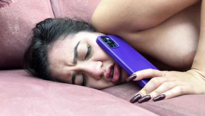 Manuela Alvarez fucks her stepsister hard while she's on the phone with boyfriend - cheating teen cums on big ass - xxxfiles.com - India - Spain - Colombia - Venezuela