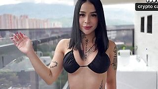 Hot Latina neighbor and I end up having wild lovemaking in the jacuzzi! - ah-me.com