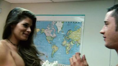 Danny Mountain - Madelyn Marie - Madelyn Marie Slut Secretary Fucks Boss Danny Mountain Anal Blowjob - xxxfiles.com - Britain