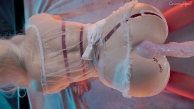 Amateur Creamy Spot Rough Dildo Filling Makes Her Scream - Tight Pussy Cum Flood - veryfreeporn.com