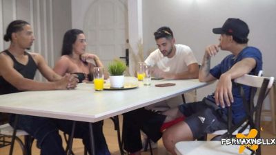 BBW Latina wife double penetrated by two men - cheating homemade cuckold sex - veryfreeporn.com