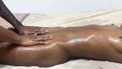 African stepdaughter fucked hard after massage with big black cock - amateur milf lesbian sex - xxxfiles.com - India - Usa