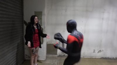 Miles Morales) Rescata A De Un Robo Y Ella Se Lo Agradece Con Su With Mei Pang, Spider Man And Gran Culo - hotmovs.com - Argentina