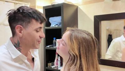 My Wife Watches Me Fuck Him Deep for 7 Minutes - No Pull Out! Her Big Booty Trembles in Bathroom - xxxfiles.com - India