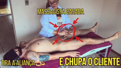 Redhead Masseuse Cheats on Husband with Client - Hot Blowjob & Handjob Teaser - xxxfiles.com - Brazil - Portugal