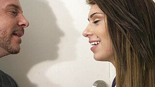 Joseline Kelly - Pounding A Hot Brunette In The Library - ah-me.com