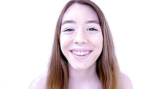 Sweet 19 yo gets to deeply enjoy big cock at modeling audition - ah-me.com