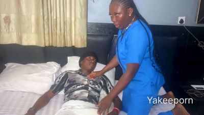 Ebony Nurse Gets Horny Seeing Patient's BBC Erection - Amateur BBW Beauty - veryfreeporn.com