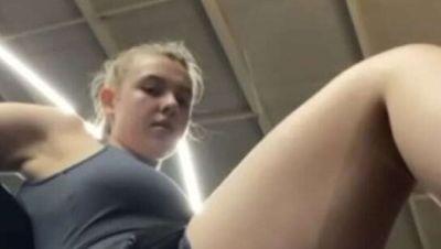 Jucielussie1 Public Gym Fuck with Big Natural Tits and Real Orgasm - porntry.com