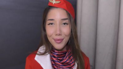 Air Hostess With Tom Anderson And Layla Scarlett - hclips.com