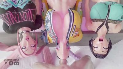 Mira & Zoey Rumi Kpop Demonhunters - Fortnite Orgy Compilation - veryfreeporn.com