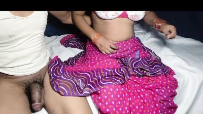 Desi Step Sister in Red Sharee Hot Sex Video Full Enjoy - Desixxxgold Blowjob & Missionary - xxxfiles.com - India