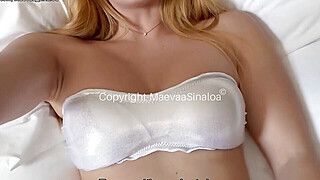 Ian Scott - Double creampie I get my pussy filled by Ian Scott and my cuckold - ah-me.com
