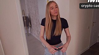 Hot blonde stepmom shakes with orgasm, culo smacking my dick. Unreal homemade sex, morning wood gone wild! - ah-me.com