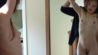 Steve Q - Stepdaddy wants to know if I'm beautiful in stepmom's clothes, lets me rub his cock and fuck my throat - xxxfiles.com - Britain