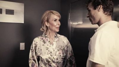 Michael Vegas - Erica Lauren - Erica Lauren Widow GILF Uses Grocery Boy as Sex Toy - xxxfiles.com - Britain