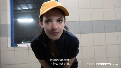 18 Year Old Cutie Gets A Car Wash Cock Surprise In Public - porntry.com - Czech Republic