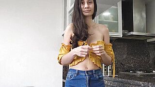 Natalia - My horny neighbor lets me fuck her at home homemade porn - ah-me.com