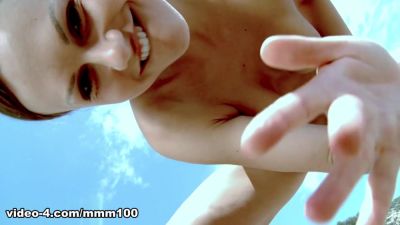 Tina Kay - Hot pornstar Tina Kay stripping and fucking at the beach - MMM100 - hotmovs.com