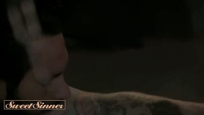 Cherie Deville - Tommy Pistol - Cherie Deville tied up and takes Tommy Pistol's big cock in wild BDSM sex - porntry.com