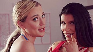 Romi Rain - Blake Blossom - You girls are not gonne go weird on me? - ah-me.com