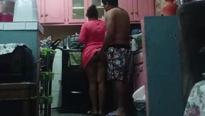 Big Ass MILF Doggy Style Fuck in Kitchen - Homemade Desi Mom Sex - xxxfiles.com