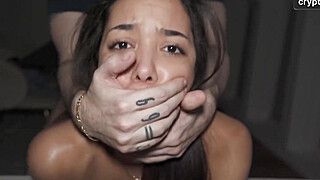 Fucked by 3 suspended guys - 18 yo Asian nympho groans with orgasms! - ah-me.com