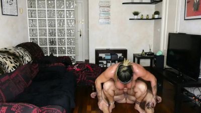Muscular Latina MILF Arrested By Cop - Amateur Femdom Wrestling & Big Ass Ride - xxxfiles.com - Spain