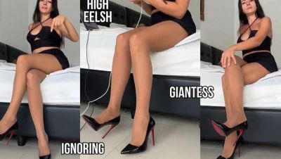 Princess Monica Giantess MILF POV - Heel Domination Foot Fetish & Femdom Humiliation - xxxfiles.com - Britain