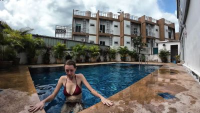 Skinny Brunette British Girl Nude Swimming Pool Sex with Huge Dick - xxxfiles.com - Japan - Britain