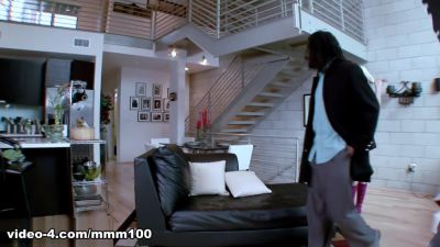 Faye Runaway Blonde Small Body Babe Gets Her Ass Destroyed by Nathan Big Black Cock Interracial - MMM100 - hotmovs.com