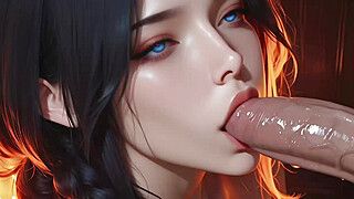 Volcanic babe with curves pulls you into hot AI sex - ah-me.com