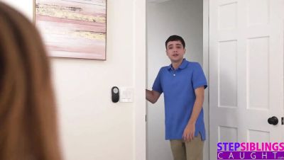 Mia Malkova - Ricky Spanish - Skinny Stepsis Mia Malkova Shocked by Massive Cock Blowjob - xxxfiles.com - Britain